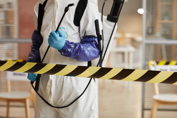Professional Sewage Cleanup technician working in Rockland, ME